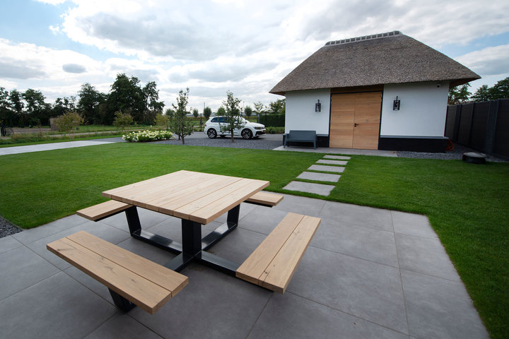 Tafel gemaakt van hout van Eikenhouthandel