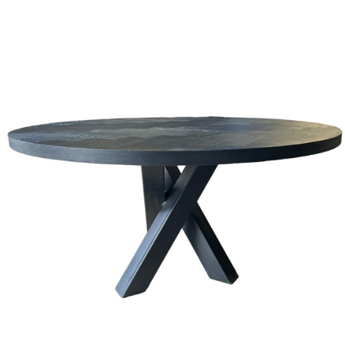 Rond eiken tafelblad